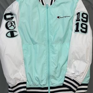 Champion Satin Baseball Jacket Size XL
